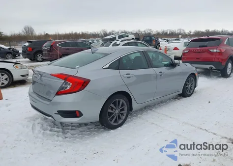 2021 Honda Civic Ex z USA, uszkodzony, nr VIN 19XFC1F35ME012425